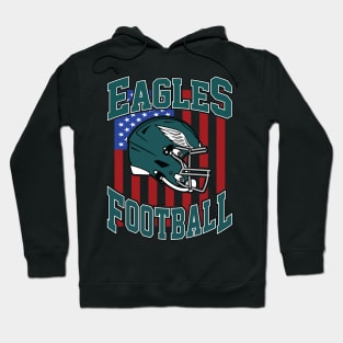 Retro Philadelphia Eagles Football Hoodie